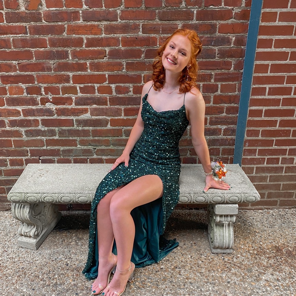 Green prom dress